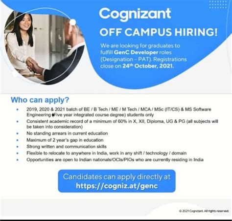 Cognizant Hiring Batch Cognizant