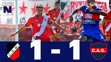 Deportivo Maipú 1 1 Atlético Güemes SdE Primera Nacional Fecha 12