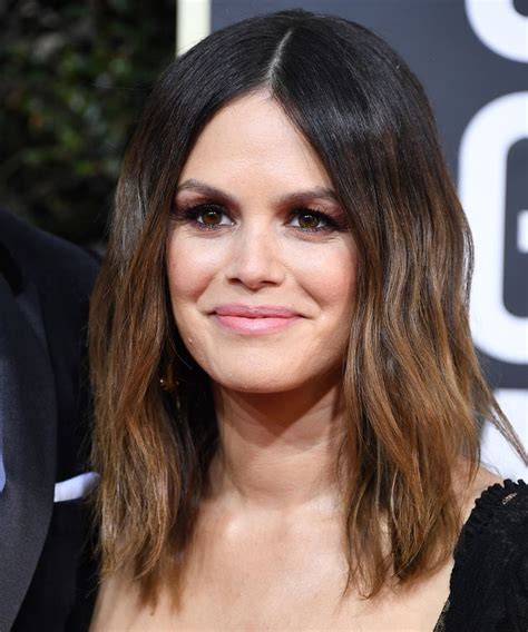 Rachel Bilsons Golden Highlights Made For The Prettiest Red Carpet