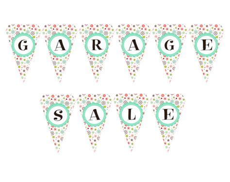 Garage Sale Banner Printable