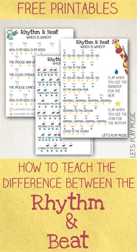 How to Teach the Difference between the Rhythm and the Beat