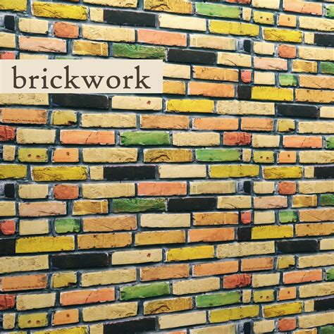 bricks wall 3d model