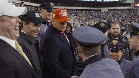 President Trump Attends The 2019 Army Navy Game Youtube