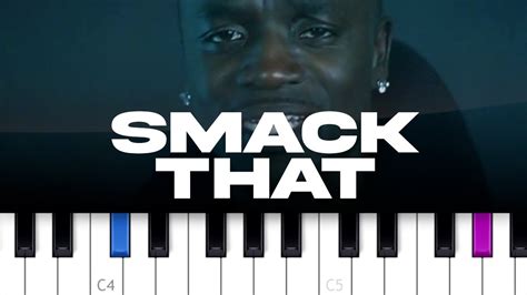 Akon Smack That Piano Tutorial Youtube