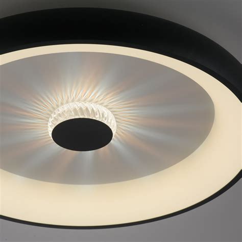 Lampa sufitowa LED Vertigo CCT Ø 61 5 cm czarna Lampy pl