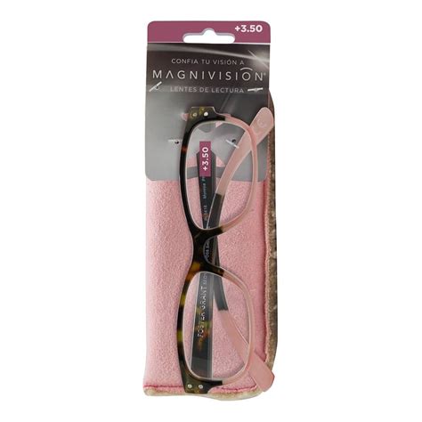 Lentes Para Vista Cansada Magnivision Flex Monroe 3 5 Rosa 1 Pza