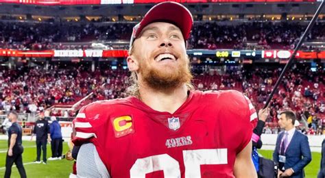 George Kittle Was Heard Yelling The Perfect Word Response To Random