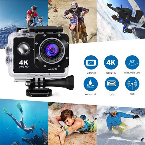 Câmera Action Go Cam Pro Ultra 4k Sport Wifi Hd Prova Dágua Mercado Livre