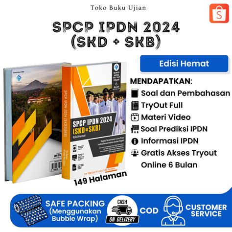 Jual Terbaru Buku SPCP IPDN 2024 SKD SKB Edisi Hemat Sesuai