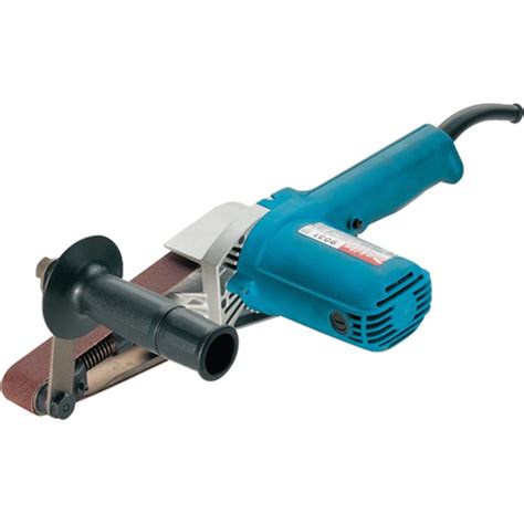 Makita Ponceuse à bande 30 mm Lime électrique Bleu