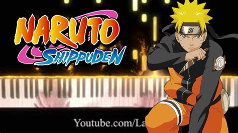 Silhouette Kana Boon Naruto Shippuden Opening 16 Piano Youtube