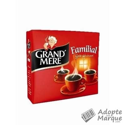 Grand Mère Café moulu au goût généreux Familial Le paquet de 500G