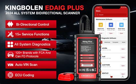 Kingbolen Ediag Plus Obd Scanner Bluetooth Oe Level All System Bi