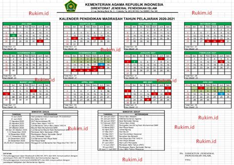 Kalender Pendidikan Provinsi Bali 2021 2022 2021