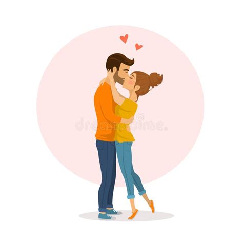 Couple Kissing Love Heart Stock Illustrations 4 416 Couple Kissing