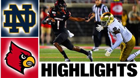 10 Notre Dame Vs Louisville Highlights College Football Week 6