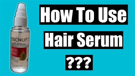 How To Use Hair Serum Hindi King Of Styling Youtube