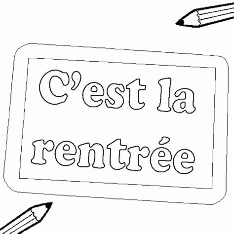 Dessins Gratuits Colorier Coloriage Rentr E Maternelle Imprimer