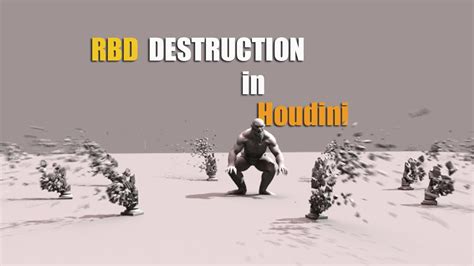 Houdini RBD Destruction Using Velocity Force YouTube