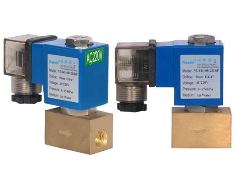 Port One Way Solenoid Valve High Pressure Psi Natural Gas