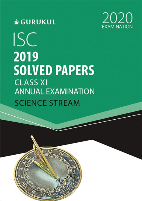 Solved Papers Annual Examination Science Stream Isc Class 11 For 2020 Examination Sample