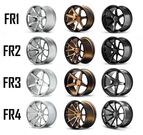 Ferrada Wheels Aggressive Concave Staggered Fr1 Fr2 Fr3 Fr4