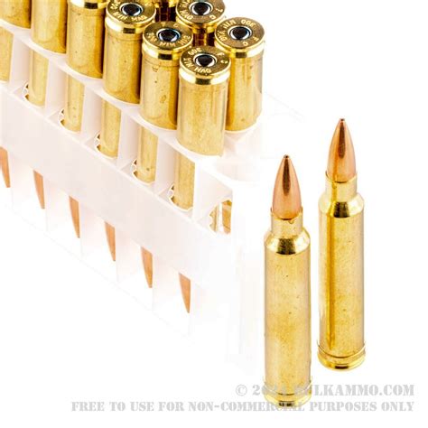 20 Rounds Of Bulk 300 Win Mag Ammo By Federal 190gr Hpbt