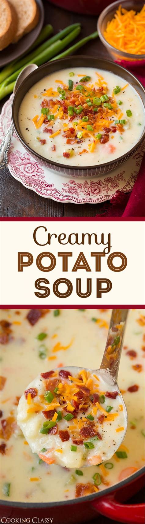 Creamy Potato Soup Cooking Classy Creamy Potato Soup Soup Recipes