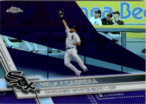 Topps Chrome Purple Refractors Baseball Card Melky Cabrera