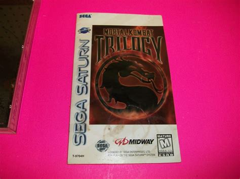 Mortal Kombat Trilogy Sega Saturn Cib Complete With Registration