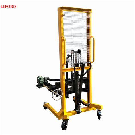 450kg Capacity 180 Degree Hand Manual Rotation Oil Drum Lifter