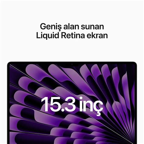 MacBook Air MQKQ3TU/A M2 8Gb-512Gb Ssd-Liquid Retina-15.3inc-Uzay Grisi ...
