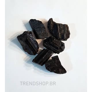 Unidades De Pedra Bruta Turmalina Negra Natural Nf Shopee Brasil