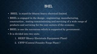 Bhel | PPT