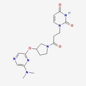 1 3 3 6 Dimethylamino Pyrazin 2 Yl Oxy Pyrrolidin 1 Yl 3