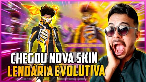 Free Fire Ao Vivo Nova Skin Evolutiva Chegou Dono Da Garena