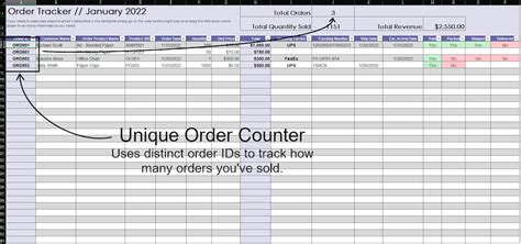 Simple Order Tracker, Order Spreadsheet, MS Excel, Order Management ...
