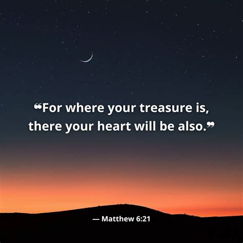 🙏 Verse Of The Day Matthew 6 21