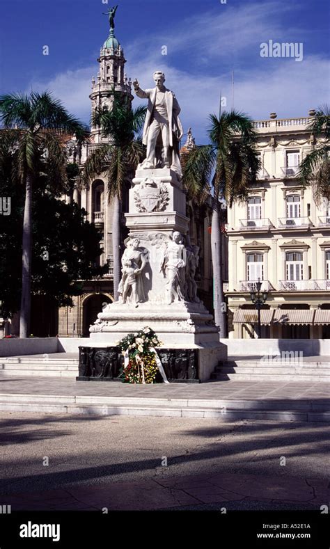 Statue Of Jose Marti In Parque Central Havana Cuba Stock Photo Alamy