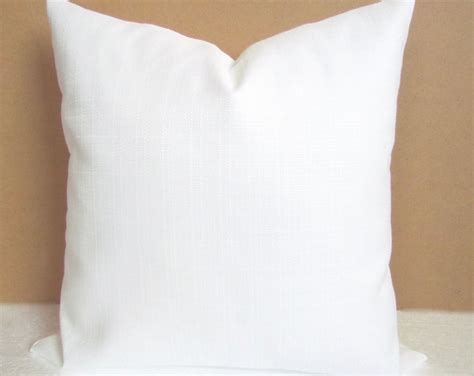 WHITE PILLOW Covers White Throw Pillow Covers White Pillows Solid White ...