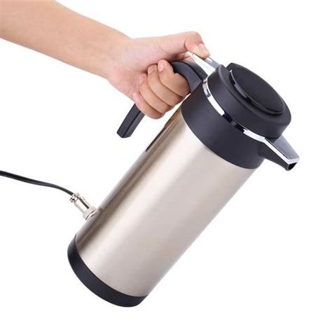 Tbest chauffe eau de voiture ÉLectrique Moka Pot Amovible Cuisine