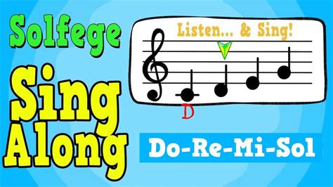 Solfege Sing Along Do Re Mi Sol Level 1 4 In 2023 Solfege