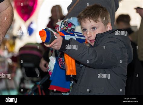 Boy nerf gun hi-res stock photography and images - Alamy