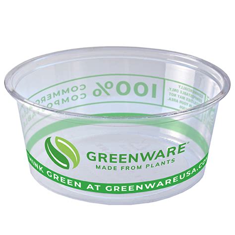 3 25 Oz Compostable PLA Portion Cup With Print Pactiv Evergreen