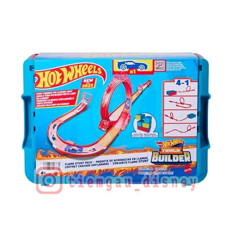 Hot Wheels Track Builder Fire Stunt Pack Hot Wheels Track Builder Fire Stunt Pack Genuine