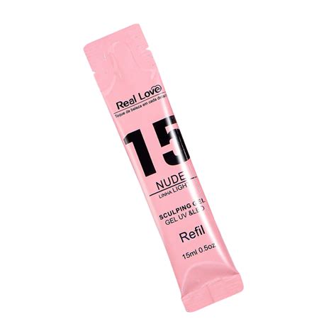 Comprar Gel Alongamento De Unha 15 Nude Uv Led Refil Real Love 15g R