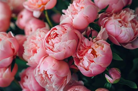 Premium Photo | A bouquet of peonies