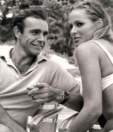 Strickland Vintage Watches Sean Connery And Ursula Andress On The Set