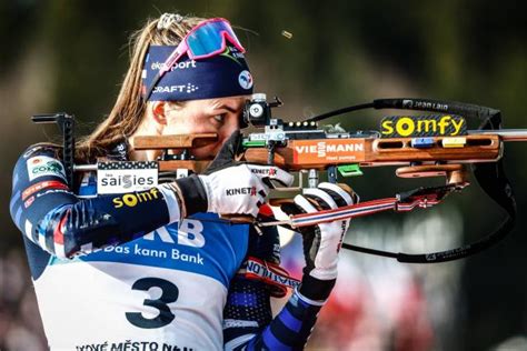 Biathlon Justine Braisaz Bouchet remporte le sprint à Soldier Hollow