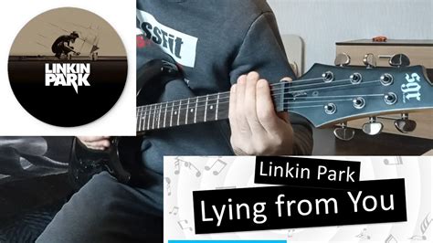 Linkin Park Lying From You Guitar Cover With Screen Tabs Youtube